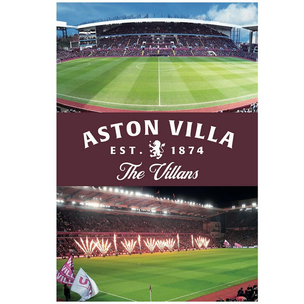 Aston Villa FC 3D & Lentikular Geburtstagskarte