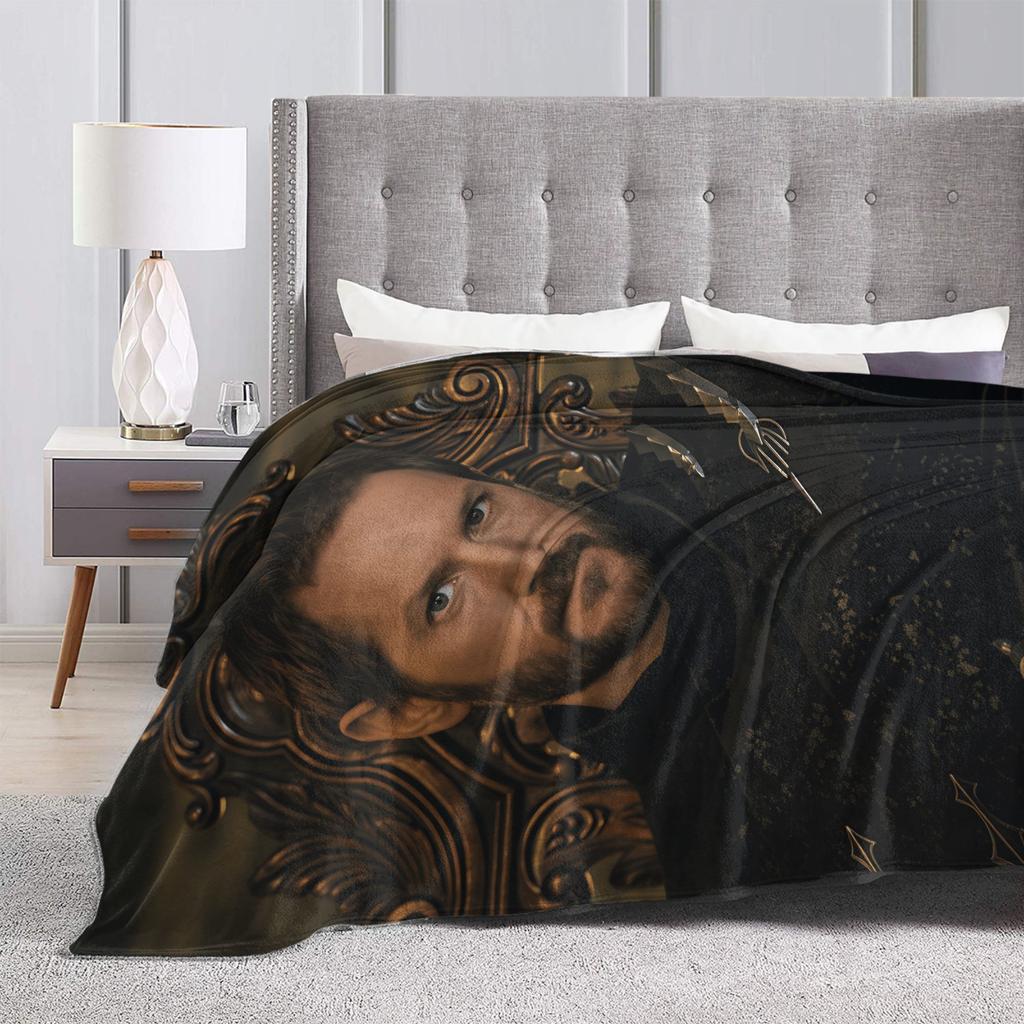 Baelor Targaryen Throw Blanket Warm Comfy Funny Blankets  For Living Room Travel Car Flannel Bedspread Bed Cover
