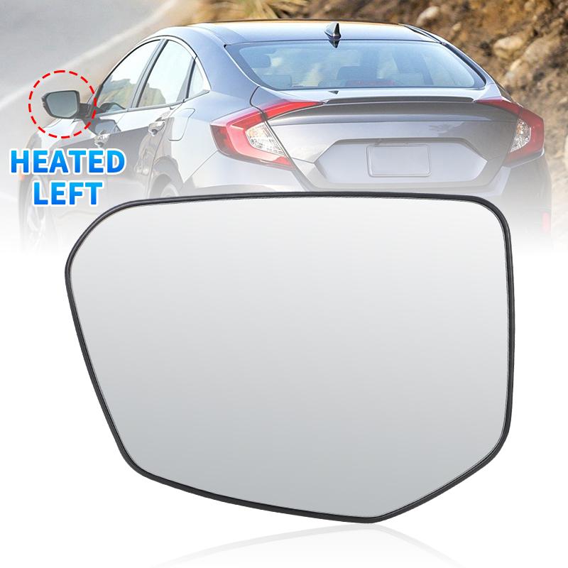 

Car Left Right Heated Side Rearview Mirror Glass Lens For Honda Civic 2016 2017 2018 76253-TBA-C01 76203-TBA-C01 1pc Left