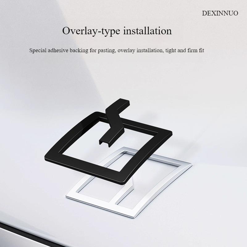 For Zeekr 9X Car Badge Blackened Tail Logo Sporty Modified Letters Body Decoration Supplies
