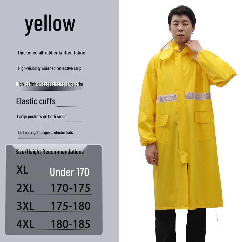 Unisex Reflective Waterproof Rain Jumpsuit for Safety and Outdoor Activities