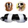 FS SP 05 Plastic Professional Pet Wide View Adjustable Webbing Anti UV Protection Glasses for Large Dogs(Silver )