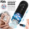 Prodotti del sesso per uomini. Tazza rotante telescopica automatica per masturbazione. Tasca per aspirazione reale della vagina. Prodotti per adulti del sesso orale