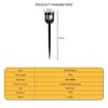 Outdoor Pathway Garden Lights Lawn Lamp Landscape Lighting for Yard Path Easy To Install Garden Decorative Lights