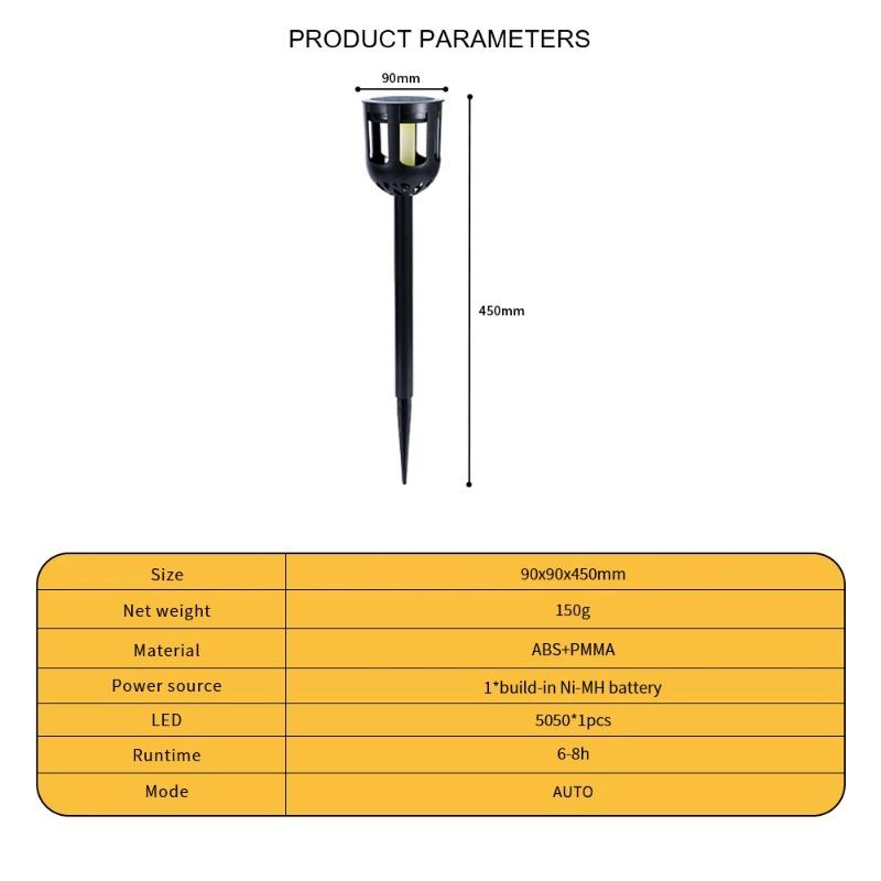 Outdoor Pathway Garden Lights Lawn Lamp Landscape Lighting for Yard Path Easy To Install Garden Decorative Lights
