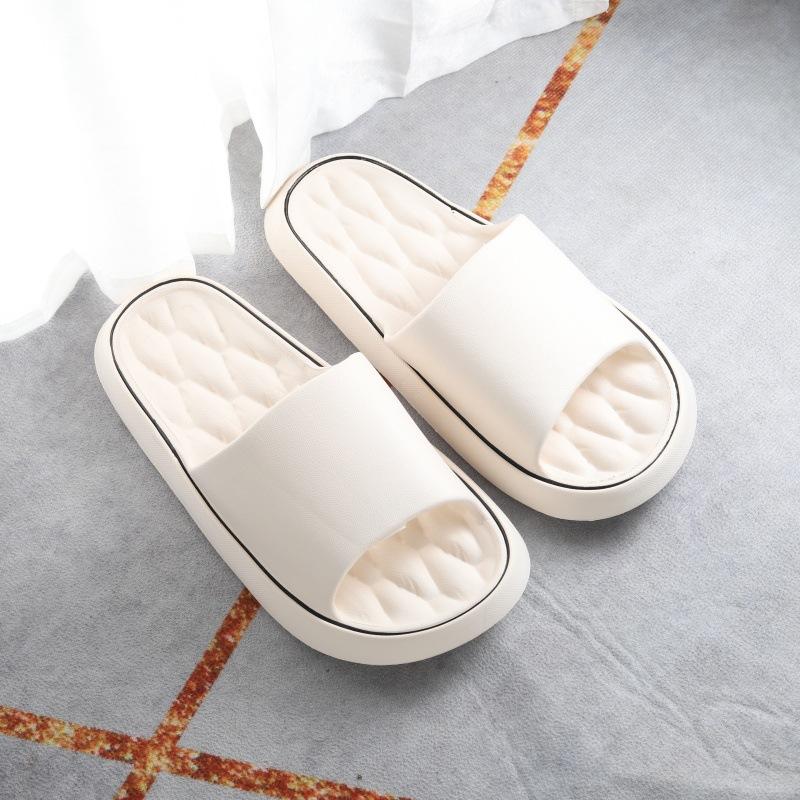 Slippers women's indoor home bathroom bath non-slip thick bottom deodorant couple men's cool slippers