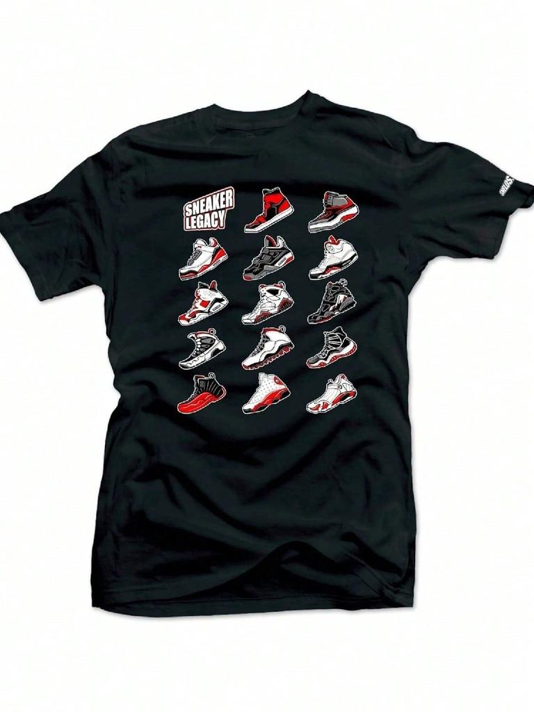 SNELOS Retro High Top Sneaker Tees - Premium Basketball T-Shirts For unisex, Designed To Match Your Legacy Jordans & Celebrate