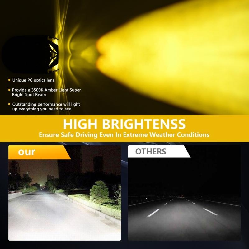 LED Offroad Lights LED Driving Pod Lights Super Flood Beam 2Pcs Led Pods Light Bar Waterproof for Motorcycles Durable
