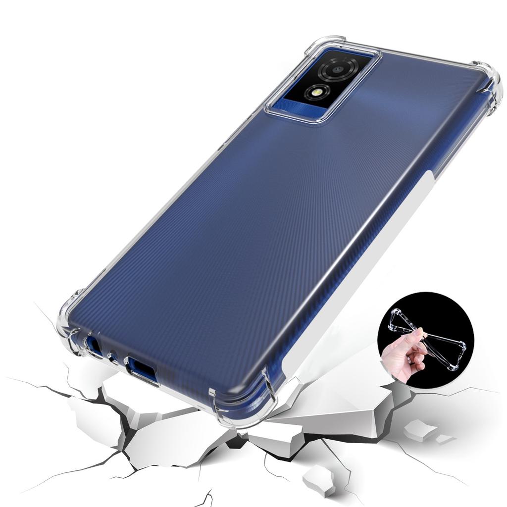 For TCL 501 TPU Case Transparent Drop-proof Protective Phone Cover