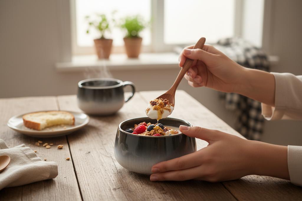 LUNA LINE CERAMIC BOWL 12 CM ELEGANT DESIGN