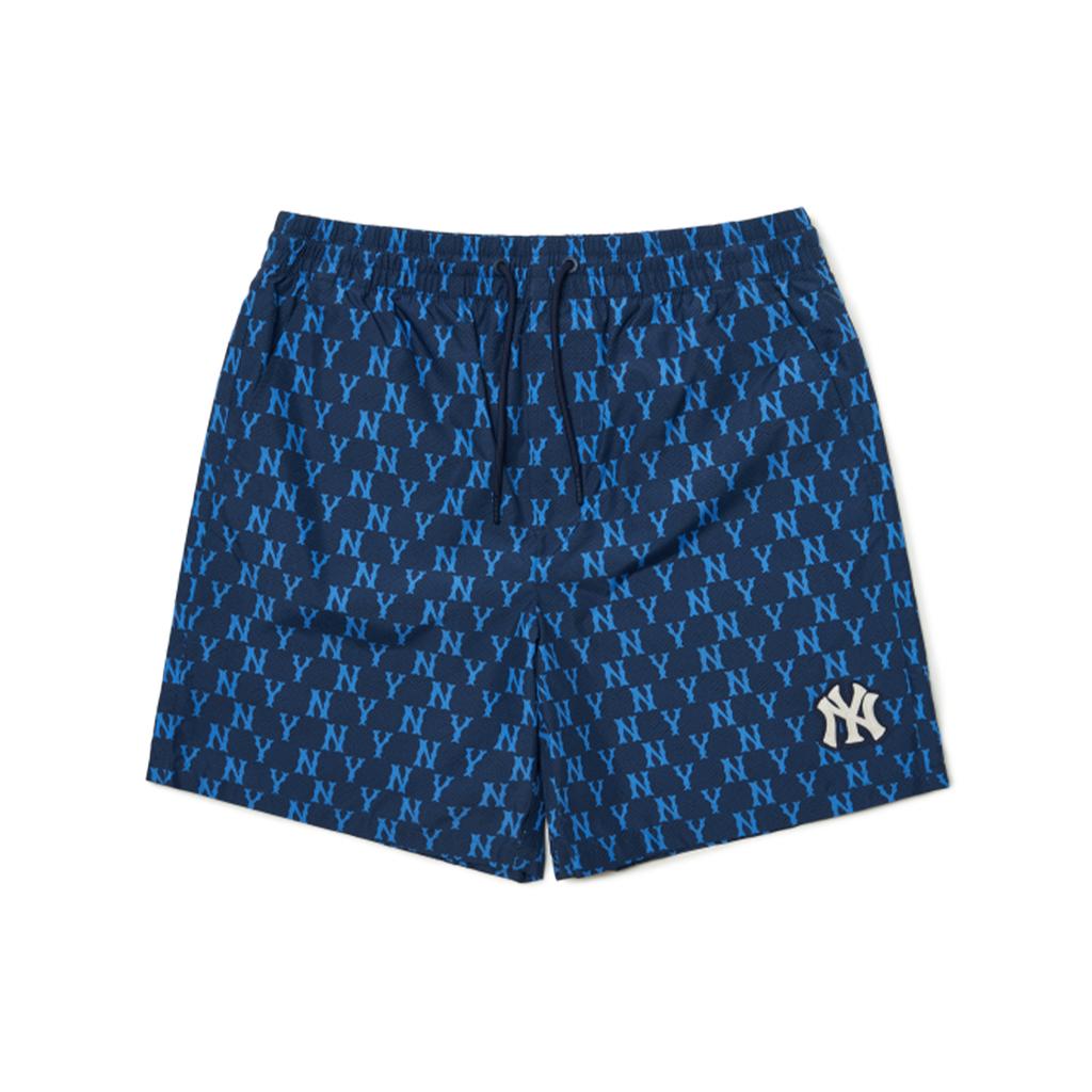 New MLB Casual Shorts Unisex Blue 3ASMM0123-50NYS