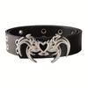 Fashion Women's Belt Retro Gothic Punk Style Personalized Irregular Buckle Belt Casual PU Leather Belt Y2k Belts For Men Women