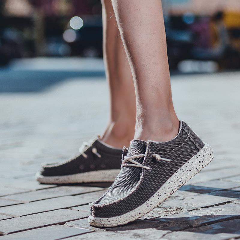 Móda 2025 Móda Pánské ležérní mokasíny Letní plátěné Pohodlné Nové Luxusní značky Designérské Džínové Sportovní Vycházkové boty Tenis Masculino