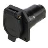 Round 7-Way 7 Pin Connector Male & Female Plug Socket Adapter for n Style RV Trailer Truck 6-24V