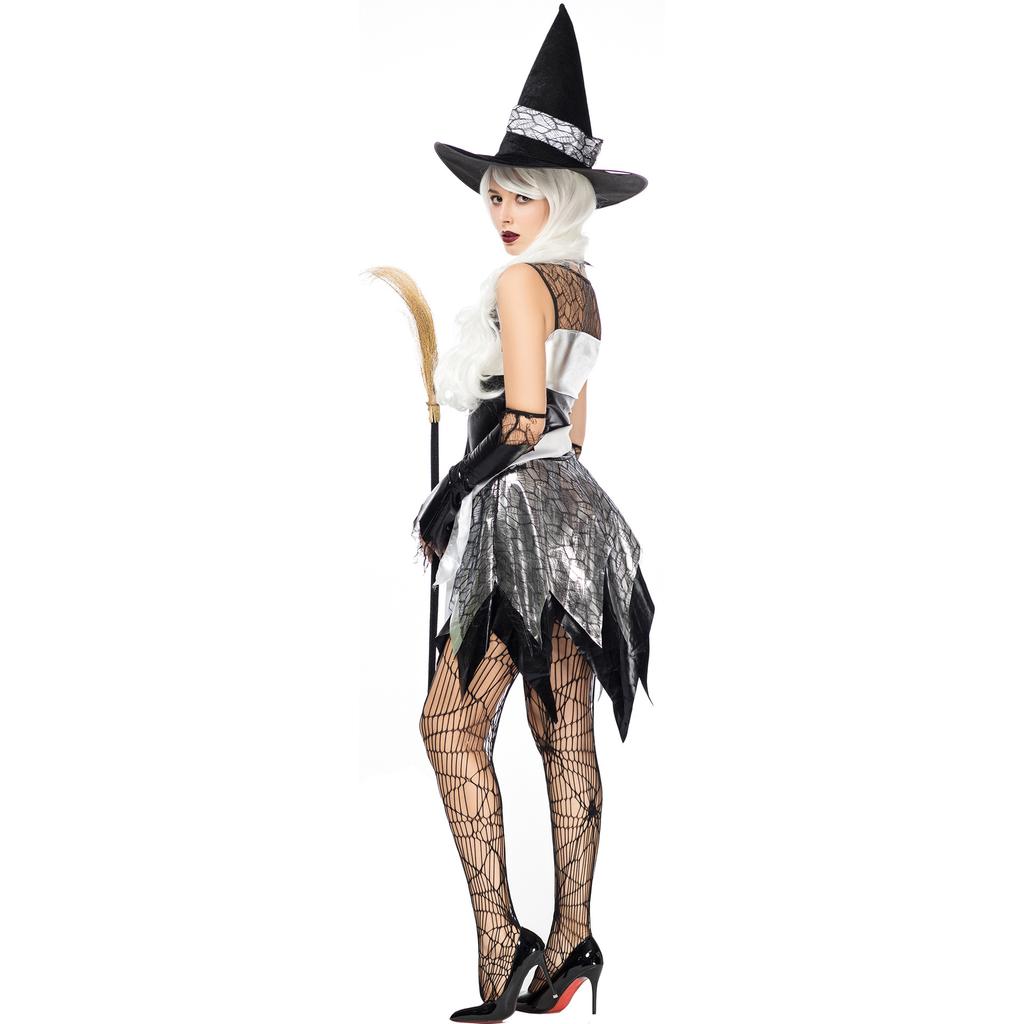 European and American Ladies Sexy Halloween Women's Vampire Demon Cape Witch Costume Cosplay Uniform Set