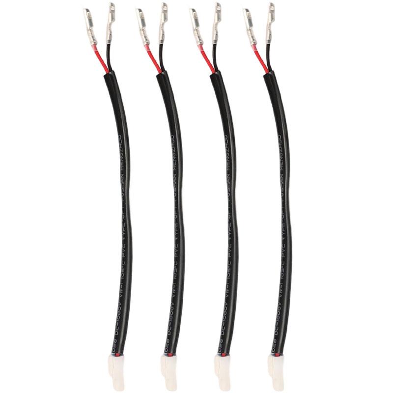2 Pin Turn Signal Indicator Adapter Wiring Harness Plug and Play Blinker Cable No Cut Easy Install for Motorcycle Upgrade 18cm