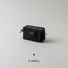 [POV atelier] Nylon Volume Pouch - Nero