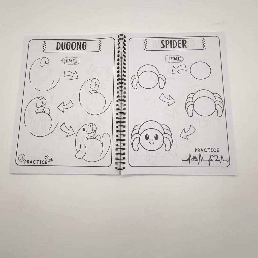 Learn To Draw 300 Cute Animals, Food & Creative Patterns: A Cross-Border Guide