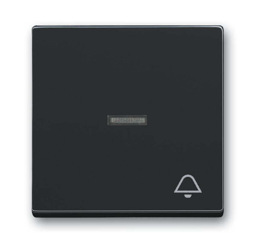 Busch Jaeger | 1789 KI-866 | Rocker De Aço Inoxidável Com Símbolo De Sino 1789 KI-866 | 2CKA001751A2959 | Interruptor Botão Dimmer