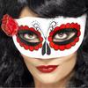 Smiffys Unisex Adult Day Of The Dead Eye Mask
