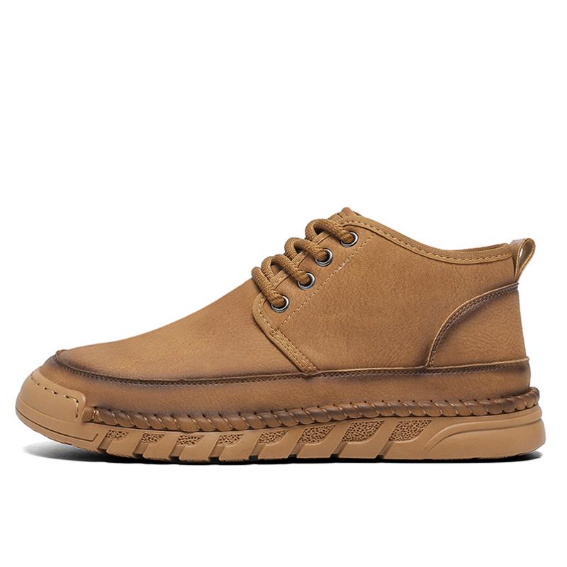 

Large Size Handmade Chinese Casual Shoes with Round Toe and Lace Up Fabric Casual Fashion Cotton Shoe for Wearing on The Outside 47 коричневый