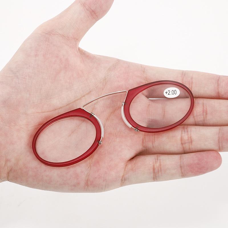 Mini Occhiali da Lettura Anti Luce Blu a Clip - Stilosi, Portatili, Design Unisex