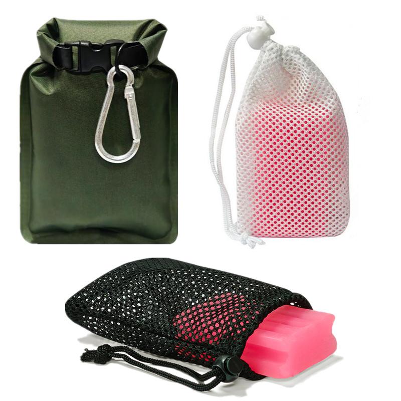 Przenośne etui na kostkę mydła Wodoodporny i szczelny pojemnik na mydło podróżne Szybkoschnąca torba na mydło Do standardowego rozmiaru Składane etui na przybory toaletowe