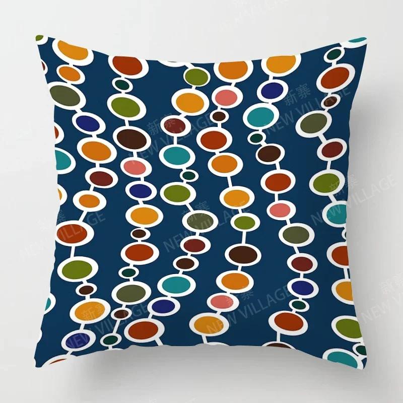 Nordic Fall Home Decor Autumn Throw Pillow Case Sofa Cushion Cover Modern  Geometry