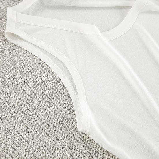 Women's Pajamas Set Sleeveless O-Neck Tank Top with Shorts Sleepwear Set Summer Casual Two-Piece Lounge Suit