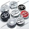 4 Pièces 56mm+60mm 57mm 62mm Cache-moyeu de Roue de Voiture Pour Toyota TRD Rav4 Yaris prius avensis Corolla Camry Autocollant Couvercle Accessoires