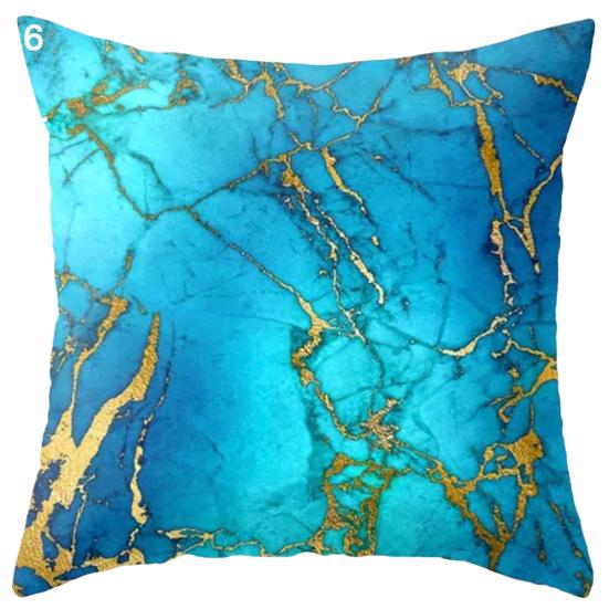 Farbige Zeichnung Marmor dekorative Home Office Auto Kissenbezug Kissenbezüge
