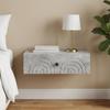 Wall Mounted Side Table Concrete Grey 59 x 34.5 x 17 cm