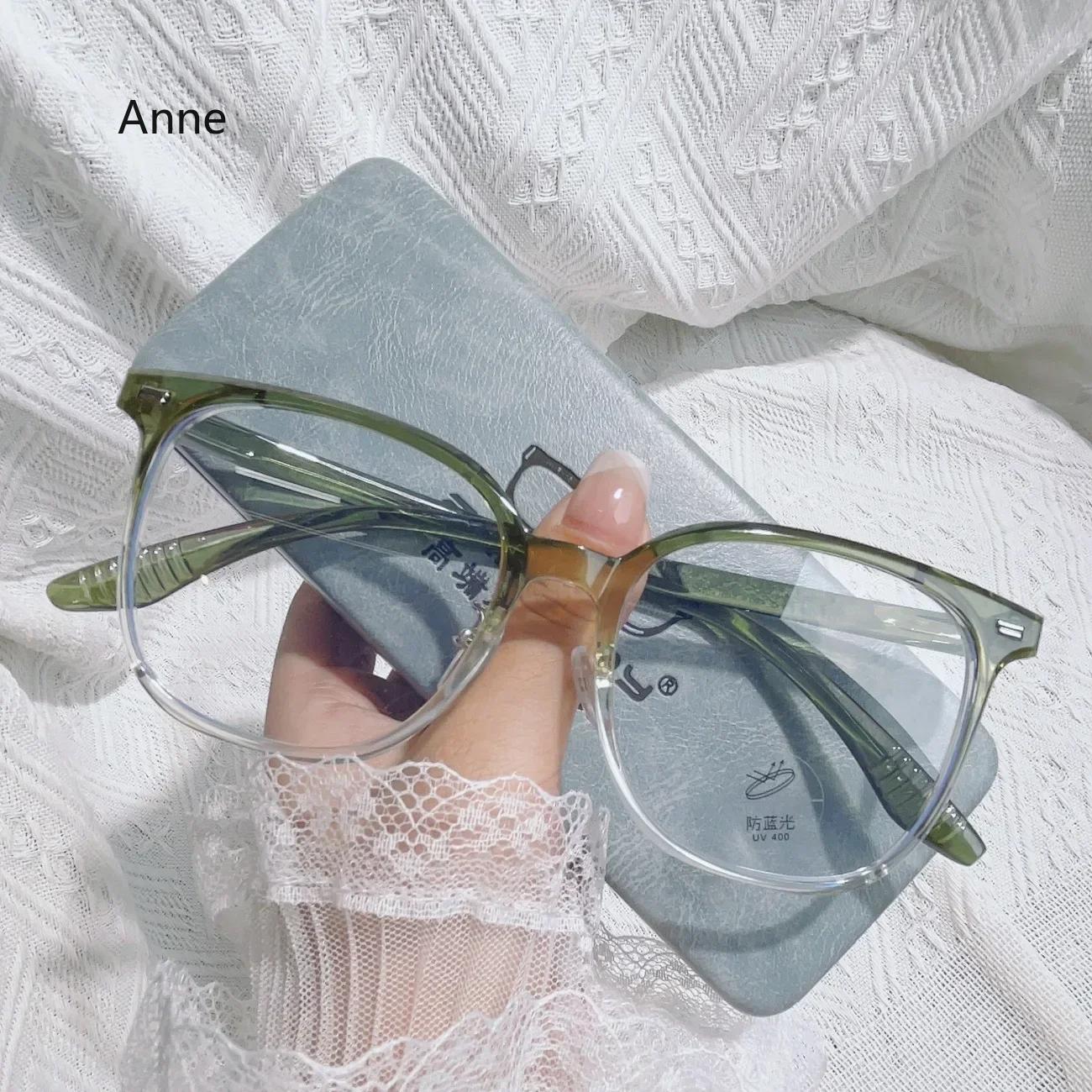 

Очки для близорукости с синим светом, женские, новый стиль, очки оверсайз, винтажная круглая оправа, диоптрии от 0 до -4.0, прозрачные очки 0
