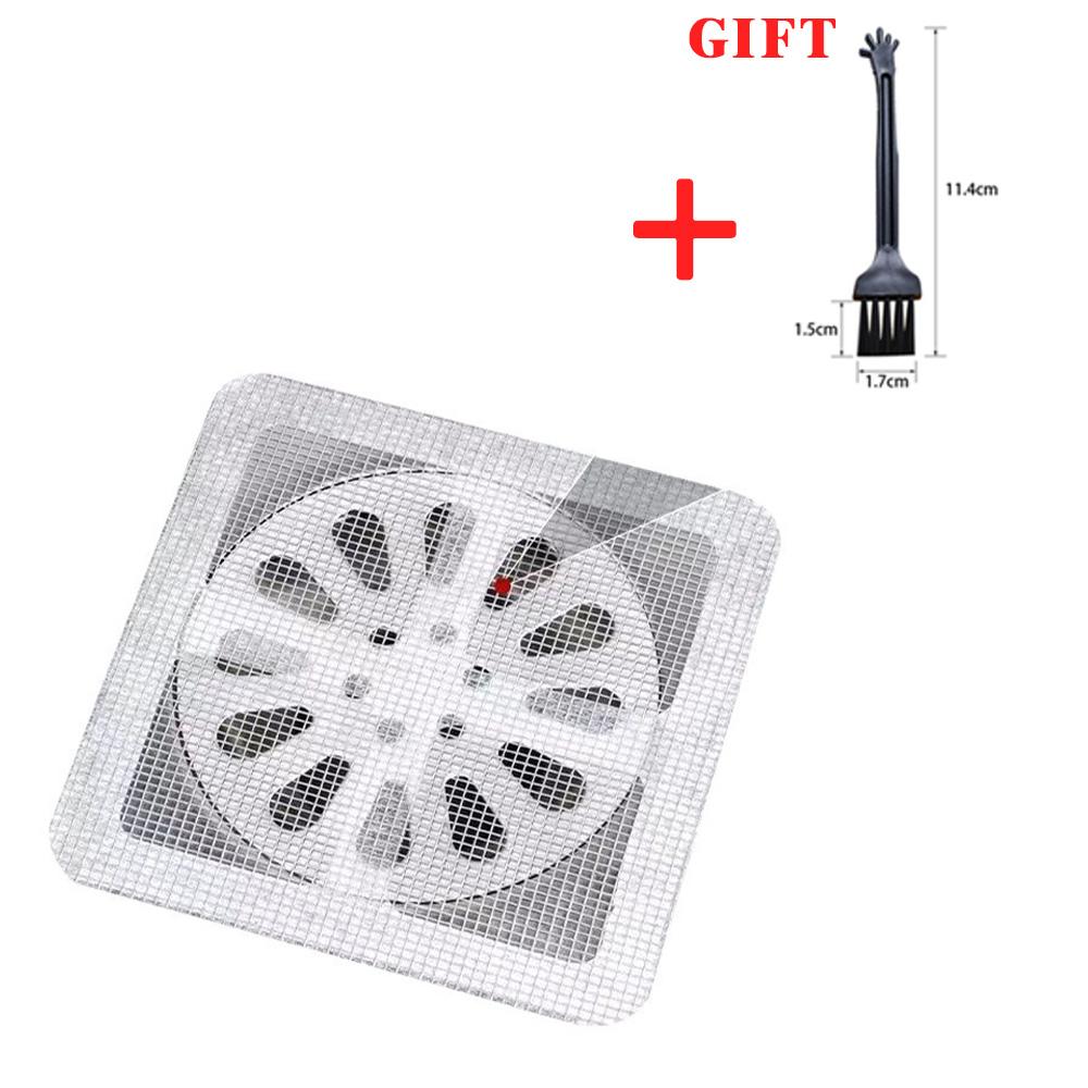 

10-50pcs Disposable Shower Drain Hair Catcher Mesh Shower Drain Covers Floor Sink Strainer Hair Stopper For Bathroom Kitchen 10pcs