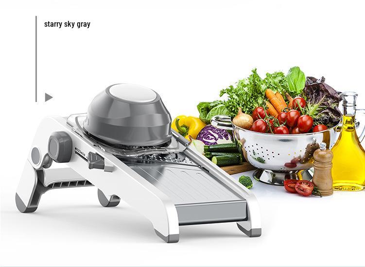 Multi-functional Vegetable Cutter & Grater: Radish & Potato Slicer/Shredder