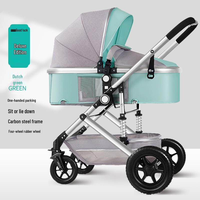 Zhi Er Le Baby Stroller: Lightweight, Reclining, Two-Way, High Landscape, Shock Absorption for Newborns