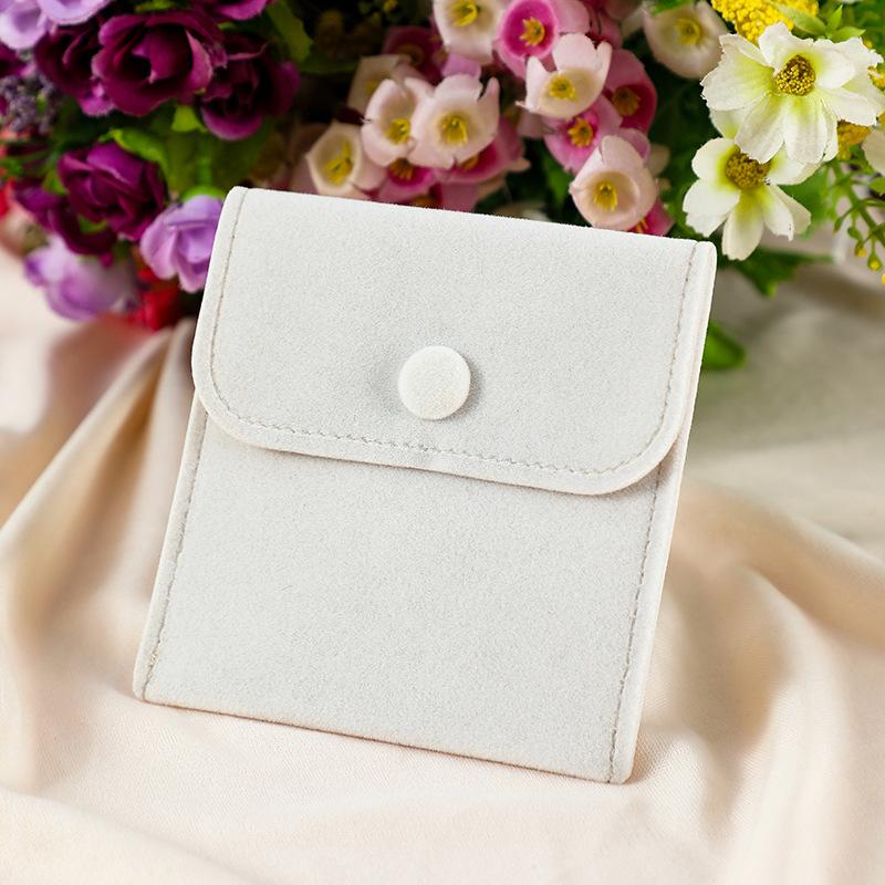 

1Pc Jewellery Pouch Packaging Bag Soft Velvet Gift Bracelet Necklace Earrings Rings Storeage Pouch Organization
