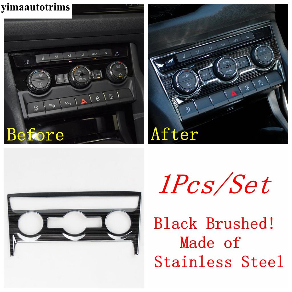 Window Lift / Gear Panel / Shift Head Knob / Central Control AC Air Frame Cover Accessories Interior For Skoda Kodiaq 2017 -