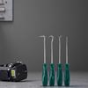 4 pieces of professional oil seal removal tools, mini seal hook set, special shape sealer, automotive sealant extractor, engine repair tools