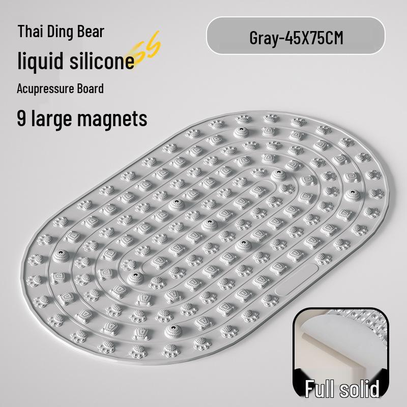 In-stock Liquid Silicone Acupressure Foot Massage Mat – Ultra-Slow Running, Indoor Toe Pressure Board for Meridian Unblocking.