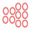 10 Pcs PET Double Sided Tape Strong Viscosity Waterproof Firm Fixation Red PET Mounting Tape