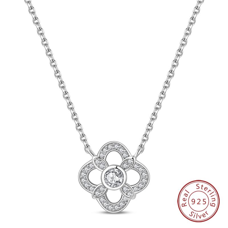 Necklace 925 Silver Cross Moonlight Guardian Dreamcatcher Necklace For Women Fashion Birthday Anniversary Jewelry Gifts