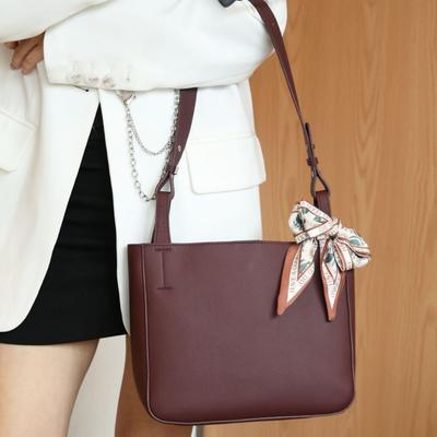Cowhide Shoulder Women's Bag Large Capacity Crossbody Women's Fashion Simple Shopping Bag Practical and Generous Bag Soft Leather