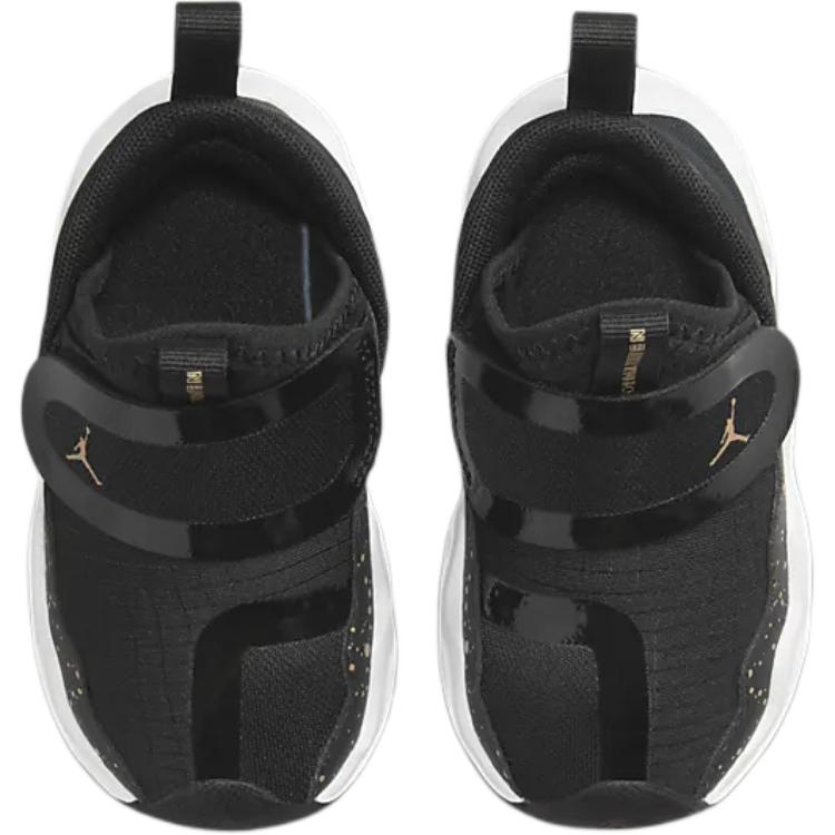 Air Jordan 23/7 TD Black Metallic Gold Baby Sneakers White DQ9294-017