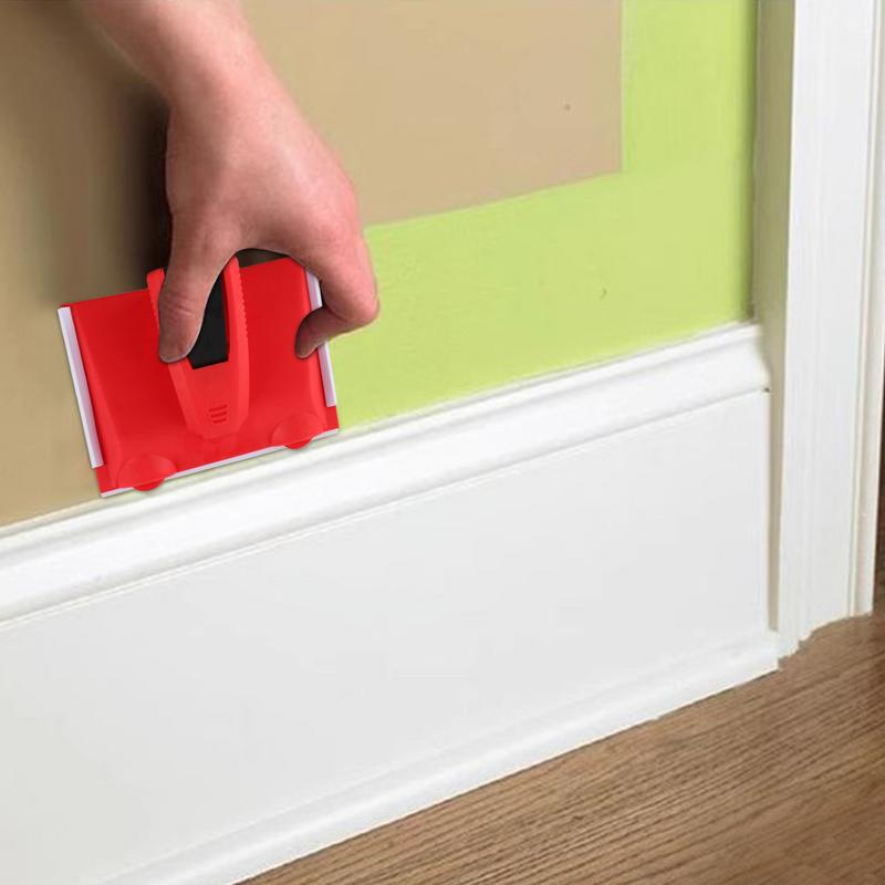 Paint Edger Tool 4pcs Pad Painter for Walls Small Corner Painting Tool Walls Paint Edge Trimmer with Trim and Touch-up Pad