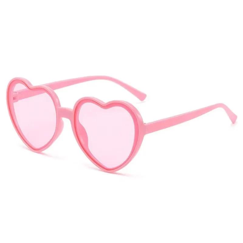 Peach Heart Sunglasses Women Big Frame Fashion Cute Sexy Retro Cat Eye Vintage Glasses Uv400 Unisex Eyewear Wedding Party Decor