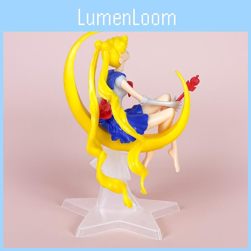Sailor Moon Tsukino Usagi Pvc Figure With Assembly For Cake Decoration And Collectible Display