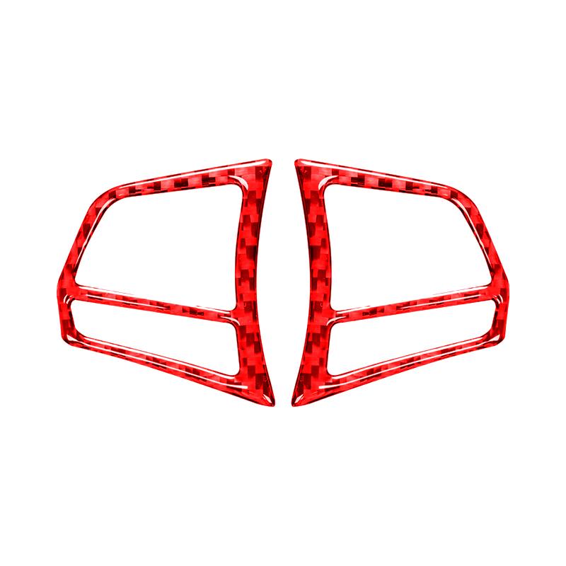 

For BMW 3 Series GT F30 F34 2013-2018 Accessories Carbon Fiber Interior Car Steering Wheel Panel Button Trim Frame Cover Sticker