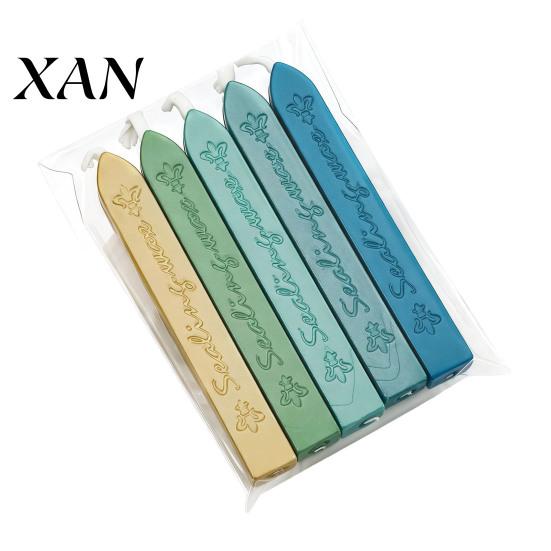 Professional Wax Seal Tools 5PCS Sealing Sticks, with Wicks, Classic Color Retro for Letters Strips, Envelope And Vintage Craft Decor Decorative