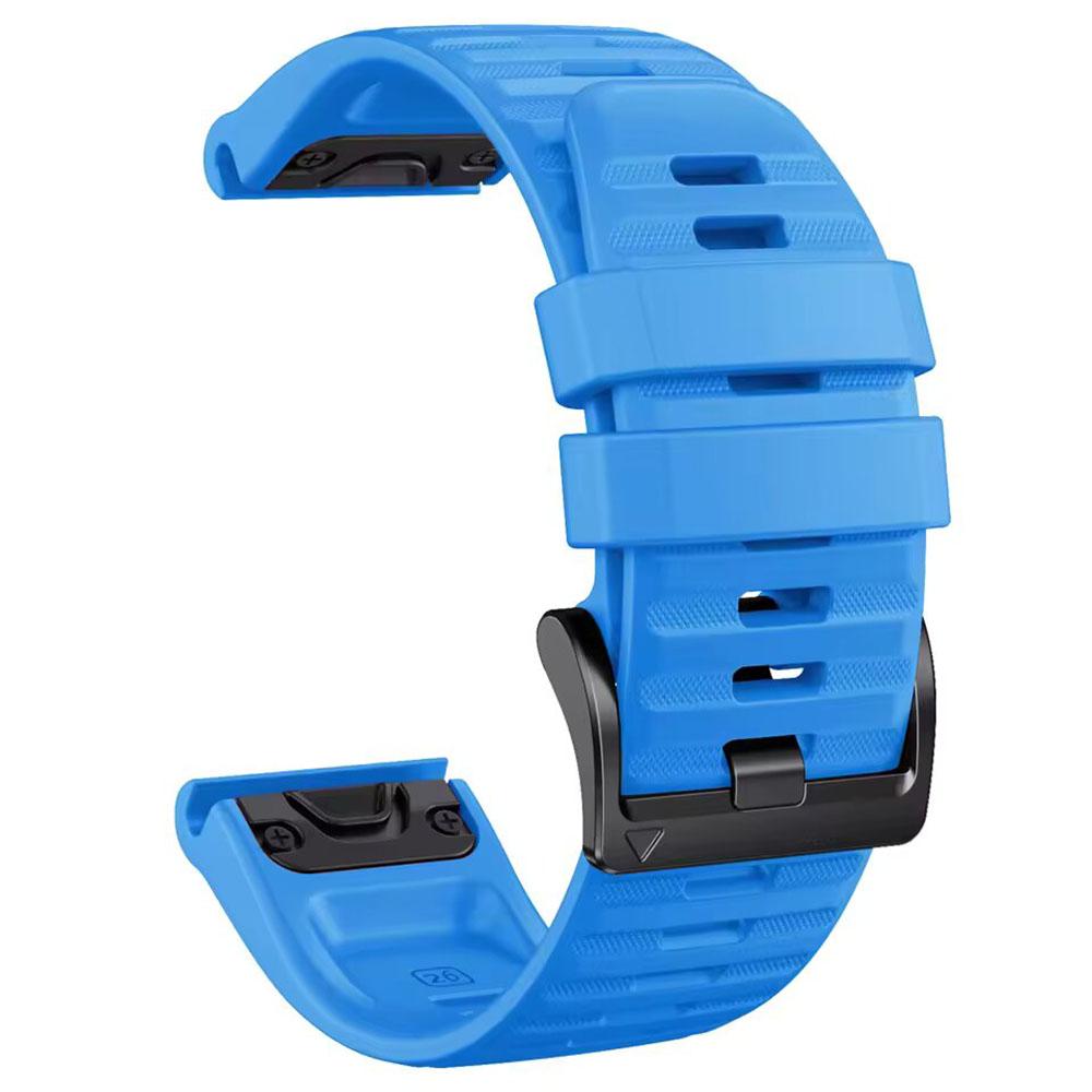 QuickFit 22mm 26mm Silicone Strap for Garmin Fenix 8pro 7 7X E 6X 6 Pro 5 5X Plus Epix/Enduro/Descent Mk2i/Instinct 3 Watchbands